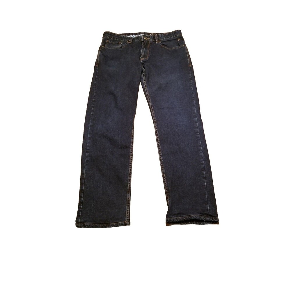 Balmain Jeans Men's Size 34x32 Classic Denim Dark Wash Stretch Straight (35×30)